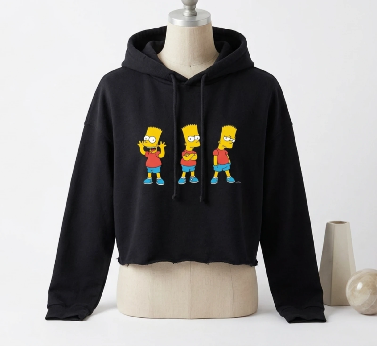 🖤 Women's Short Hooded Sweatshirt Size 38 🖤 – photo 5